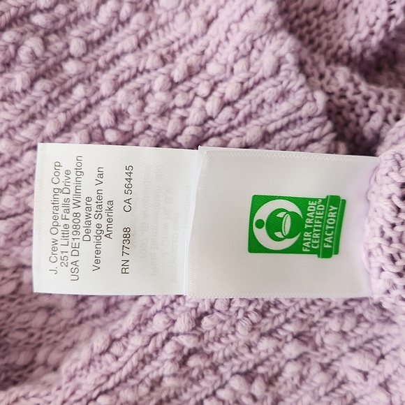 J Crew Reversible Space-Dyed Cardigan Sweater in Dusty Mauve S - Picture 13 of 17